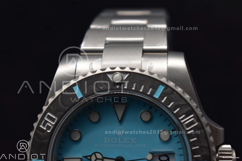 Tiffany Dial FastDry 472 Blue Best VSF Submariner on Edition 1:1 Bracelet Sandblasted DIW VS SS 0315